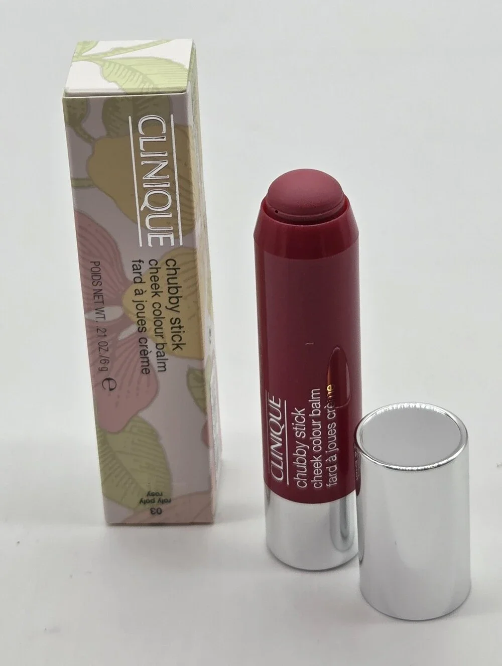 Clinique Chubby Stick Cheek Colour Balm in Roly Poly Rosy